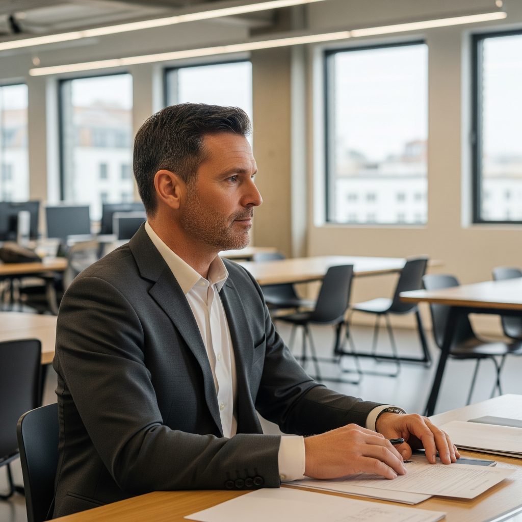 newmanagermale Executive burnout